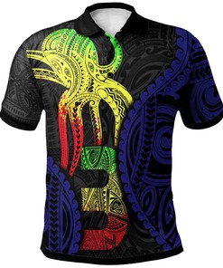 Polynesian Octopus Number Style Three Polo Shirt For Gifts - Polo Collar