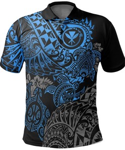 Polynesian Tattoo Golf Shirt Family Gift Turtle Personalized Polo T-Shirt