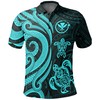 Polynesian Tattoo Golf Shirt Summer Gift Turtle Polo T-Shirt For Men