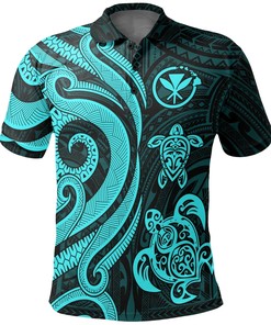 Polynesian Tattoo Golf Shirt Summer Gift Turtle Polo T-Shirt For Men