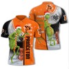 Princeton Tigers Ncaa Unisex Funny Christmas The Grinch 3D All Over Print Polo Shirt - Must-Have For 3D T-Shirts
