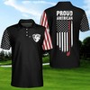 Proud American Golfers Polo Shirt For Fans - Personalized Polo T-Shirt