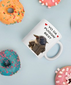 Pug Dog Valentines Day Mug - Cute Dog Mug Gift Idea for Loved One