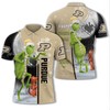 Purdue Boilermakers Ncaa Unisex Funny Christmas The Grinch 3D All Over Print Polo Shirt