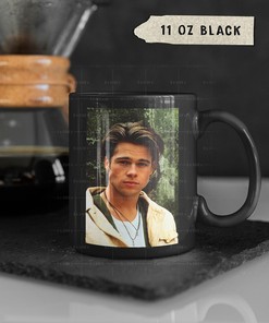 RETRO BRAD PITT 90s Vintage Homage Mug | Once Upon A Time In Hollywood Mug | Fight Club Mug Ideas | Aesthetic Coffee Mug
