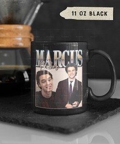 RETRO MARCUS BAKER coffee Mug | Marcus Baker Homage Movie Mug | Ginny & Georgia TV Show Black Mug