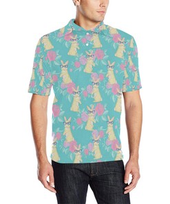 Rabbit Design Print Polo Shirt For Fans - Personalized Polo T-Shirt