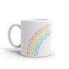 Rainbow Hearts Valentine's Day Mug - Colorful Valentines Day Gift For Her - Love Mug - Valentines Day Mug Ideas
