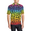 Rainbow Leopard Pattern Print Design Polo Shirt For Fans - All Over Print Polo T-Shirt