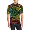 Rainbow Zebra Themed Print Polo Shirt For Fans - Personalized 3D Polo Shirt