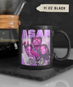 Rap Coffee Mug, Asap Rocky Tribute Vintage Mug, Asap Rocky Homage Coffee Cup, Asap Rocky Quote Mug