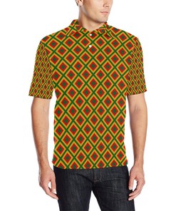 Rasta Reggae Color Cross Polo Shirt For Fans - Personalized Polo T-Shirt