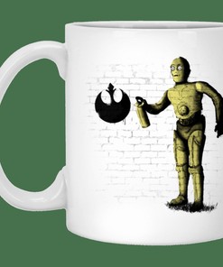 Rebel Banksy Mug - Romantic Gift Idea for Valentine's Day with Personalised Gift Mug