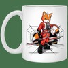Rebel Fox Mug Set, Best Gift for Friends or Lovers with Love Quotes