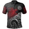 Red Polynesian Turtle American Samoa Polo Shirt +1 For Tropical Fans