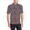 Red Sloth Design Themed Print Polo Shirt - Unique Gift For Sloth Lovers