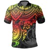 Reggae Polynesian Turtle Vanuatu Polo Shirt