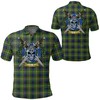 Reid Green Tartan 3D All Over Print Polo - Perfect For Fans Of Celtic Scottish Warrior