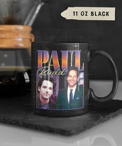 Relive the 90s with this Paul Rudd Homage Coffee Mug for Fans & Drinkware Collectors