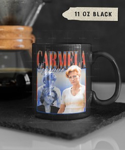 Retro 90's Carmela Soprano Mug | The Sopranos Homage Coffee Mug | Gangster Goodfellas Must-Have