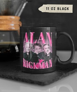 Retro 90s Movie Mug, Hans Gruber Tribute Coffee Mug, Alan Rickman Nakatomi Plaza Mug, Die Hard Bruce Willis Fans Gift