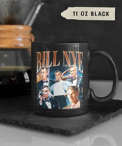 Retro Bill Nye Coffee Mug, William Sanford Nye Homage Cup, The Science Guy Fan Mug, 90s Quote Mug, Movie Mug Ideas