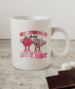 Retro Valentines Mug - Teacher Valentines Mug - Personalized Gift For Teachers - Mug Set - Valentines Day Mug Ideas
