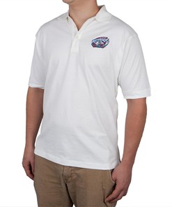 Richmond Riverdogs White Logo All Over Print Polo T-Shirt - Perfect Gift For Fans