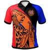 Roar With Pride With Armenia Lion And Eagle Polo Shirt