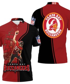 Rob Gronkowski 87 Personalized 3D Tampa Bay Buccaneers Polo Shirt