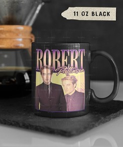 Robert Pattinson Vintage Coffee Mug | Movie Night Must-Have Mug for Twilight Fans | Trending 90's Style