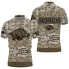 Rock Your Fan Gear With Arkansas Razorbacks Camo 3D All Over Print Polo Shirt