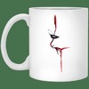 Romantic Valentines Day Mug with Heart-Shaped Drops