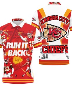 Run It Back 3D Polo Shirt For Kc Chiefs Super Bowl 2021 Afc West Champs Fans