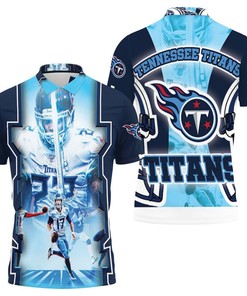 Ryan Tannehill 17 Tennessee Titans Afc South Champions Super Bowl 2021 3D All Over Print Polo Shirt