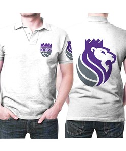 Sacramento Kings Mascot Logo Personalized 3D Polo Shirt - Gift For Fans