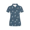 Sailboat 3D T-Shirt Blender Print A4 Polo Shirt With Polo Collar - Perfect Gift For Fans