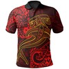 Samoa Red Shark Polynesian Tattoo Personalized Polo T-Shirt - Fan Gift