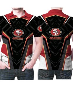 San Francisco 49Ers All Over 3D Printed Polo Shirt With All Over Print - Fan Gift With 3D Polo Shirts For Men