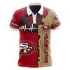 San Francisco 49Ers Beating Curve Polo Shirt - Perfect Gift For Fans Who Love To Win