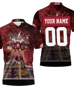 San Francisco 49Ers City Night Light Galaxy Signed Personalized Polo Shirt - Perfect Gift For Fans