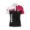 San Francisco 49Ers Ladies, Dress Up Your Game With Button-Up Polo Shirt - Perfect Gift For Fans