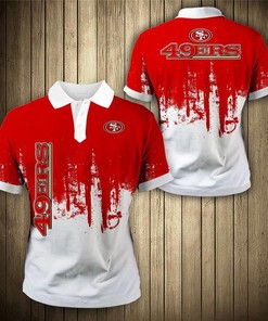 San Francisco 49Ers Show Your Colors With 3D All Over Print Polo Shirt - Perfect Gift For Fans
