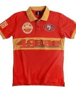 San Francisco 49Ers Wordmark Rugby All Over Print Polo Shirt - Fan Gift With 3D Polo Shirts For Men