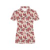 Santa Christmas Themed Print A2 All Over Print Polo T-Shirt - Perfect Gift For Fans
