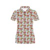 Santa Christmas Themed Print A4 Personalized Polo T-Shirt - Perfect Gift For Fans