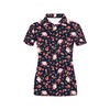 Santa Christmas Themed Print A5 All Over Print Polo T-Shirt - Gift For Fans
