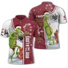 Santa Clara Broncos Ncaa Unisex Funny Christmas The Grinch 3D All Over Print Polo Shirt