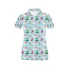 Santa Themed Print Customized Polo T-Shirt - Fan Gift