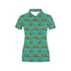School Bus Pattern A7 3D Printed Polo Shirt With Polo Collar - Gift For Fans